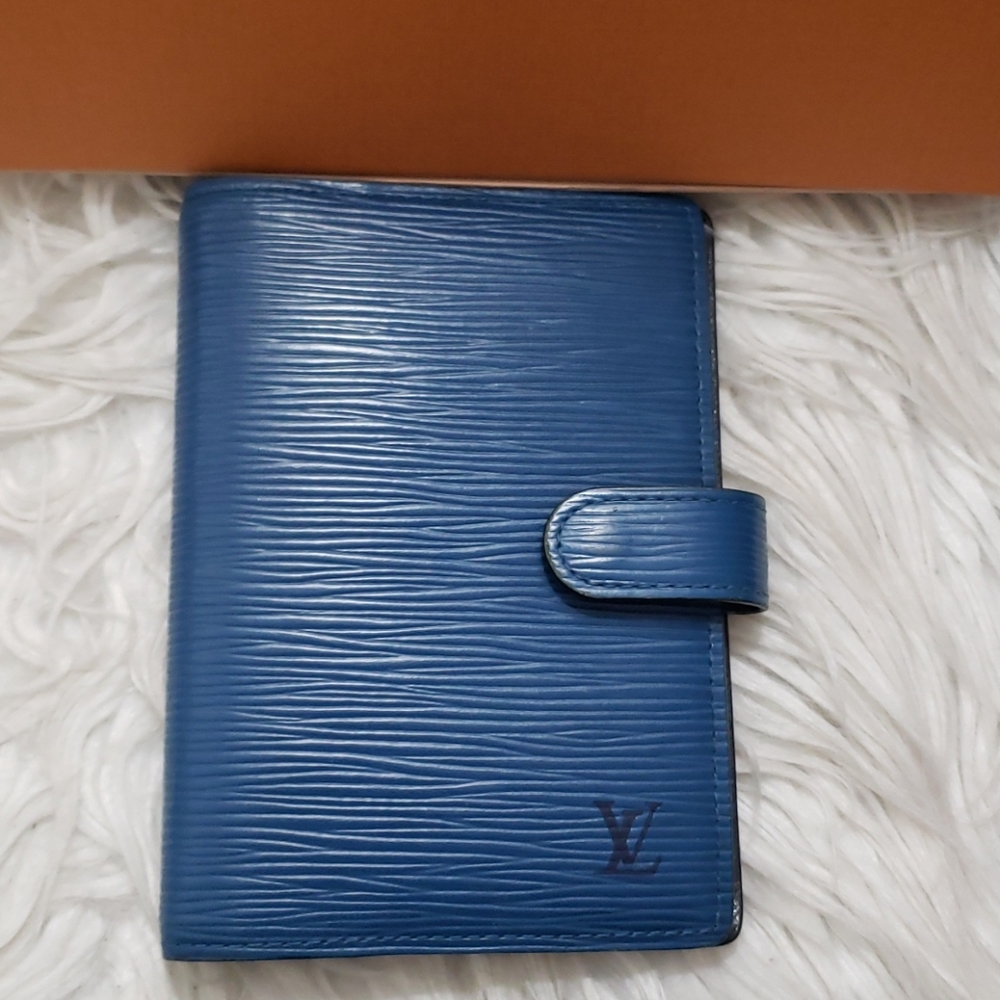 Louis vuitton Agenda Epi blue